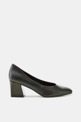 Esprit - Court shoes with a block heel at our Online Shop