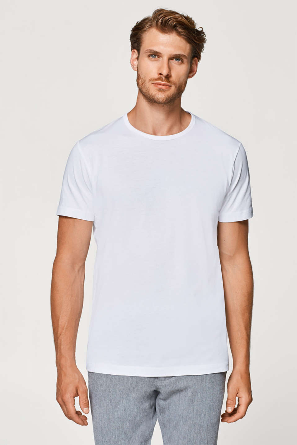 Esprit - Jersey T-shirt made of 100% pima cotton at our Online Shop