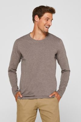 edc - Long sleeve top made of slub jersey with organic cotton at our ...