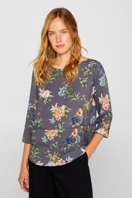 Esprit - Casual print blouse at our Online Shop