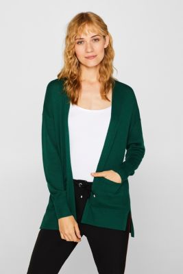 Esprit Open vest met organic cotton kopen in de online shop