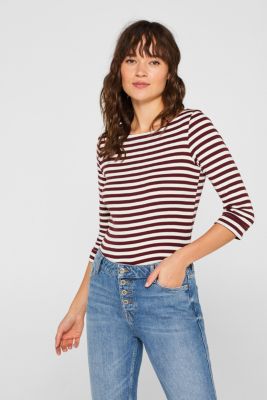Esprit StreifenShirt mit Organic Cotton, 100 Baumwolle im Online