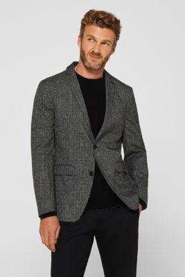 Esprit - Sports jacket with a Prince of Wales check pattern at our ...