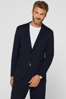 Esprit - COMFORT SUIT mix + match: Textured jacket at our Online Shop