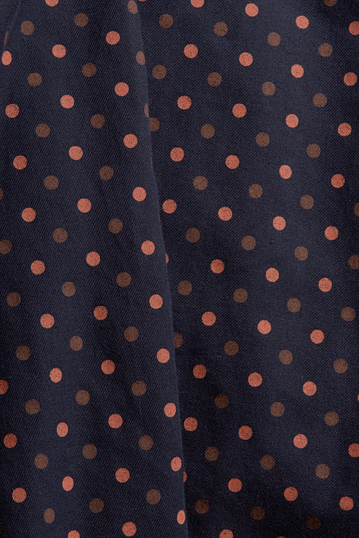 Pyjamas with a polka dot print, 100% organic cotton, NAVY, detail image number 3