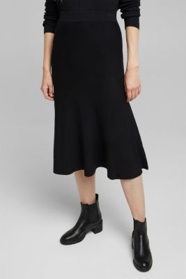 Esprit Knitted skirt made of LENZING™ ECOVERO™ at our Online Shop