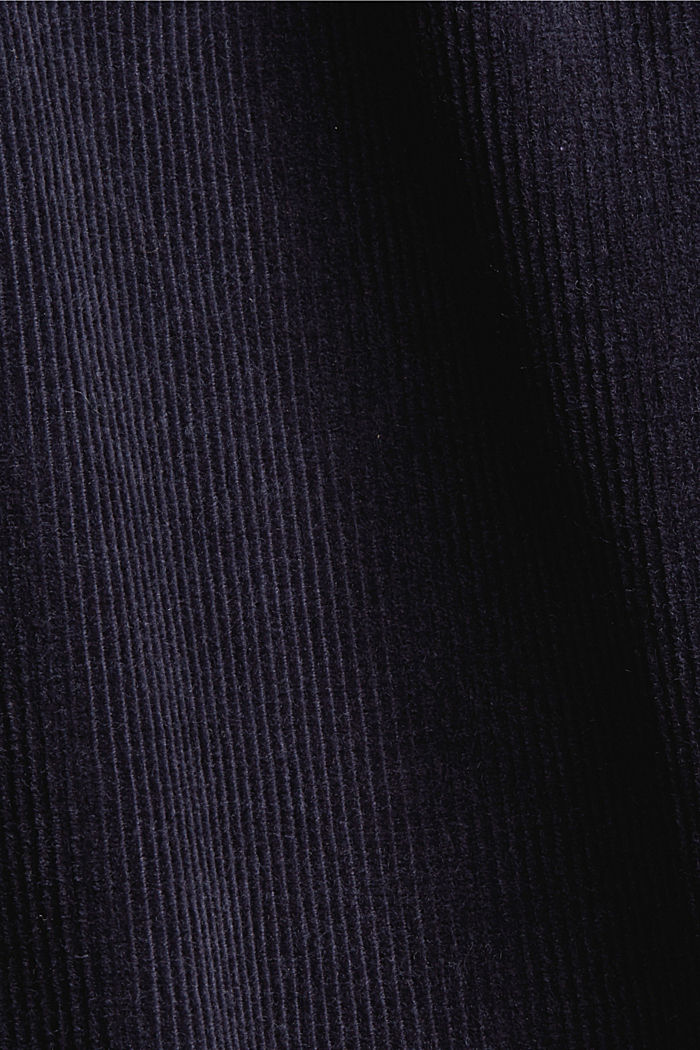Cropped corduroy trousers in a fashion fit, NAVY, detail image number 4