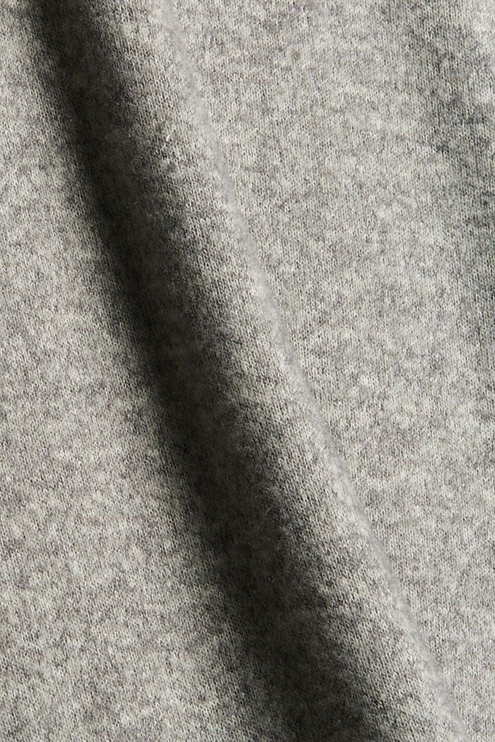 Knitted, flared midi skirt, MEDIUM GREY, detail image number 4