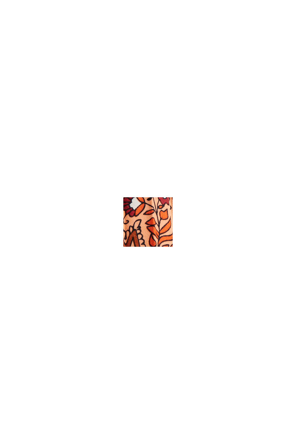 Recycelt: plissierter Midirock mit Paisleyprint, NAVY, swatch