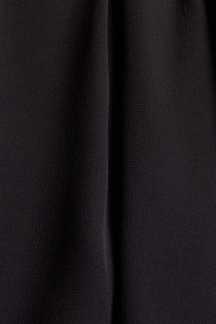 Smokkirypytetty pusero, jossa LENZING™ ECOVERO™ -viskoosia, BLACK, detail image number 4