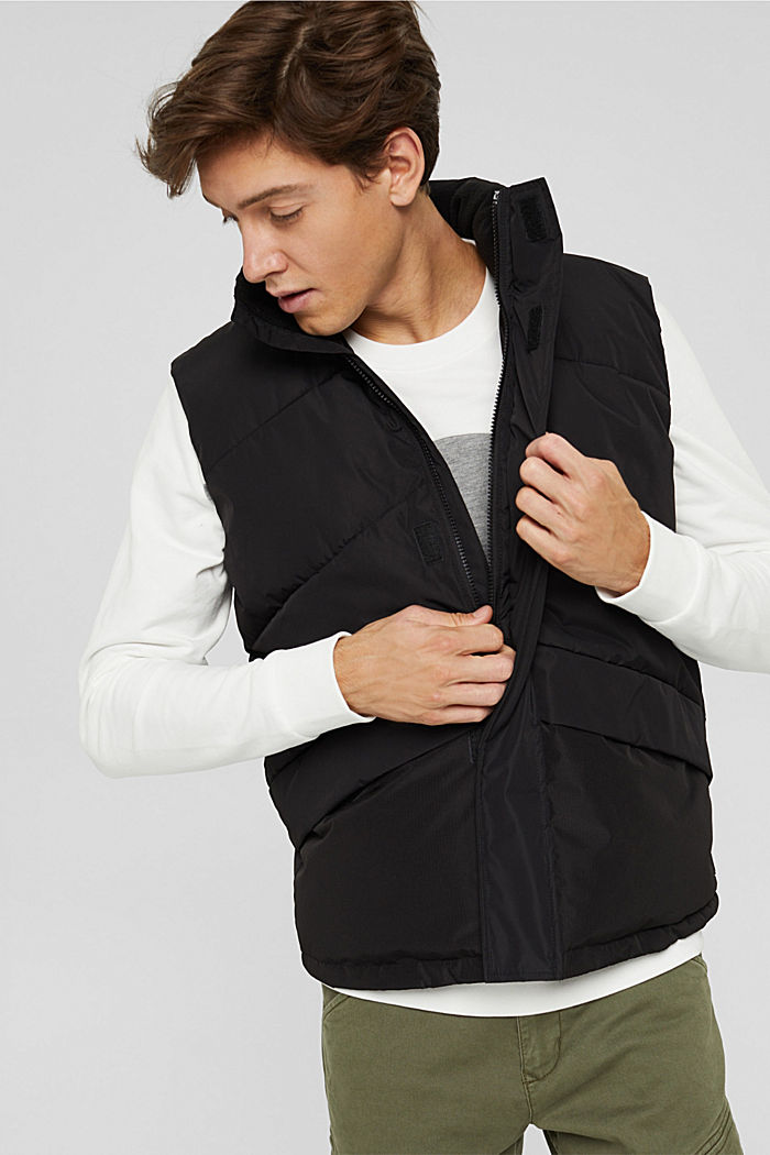 Recycled: quilted body warmer