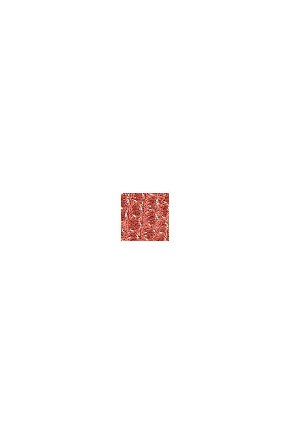 Wegański: mały portfel ze skóry syntetycznej, TERRACOTTA, swatch
