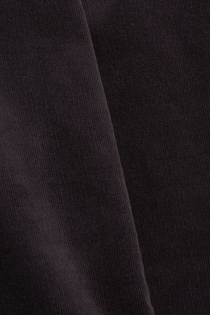 Pull-on-Hose im Chino-Stil aus Feincord, BLACK, detail image number 4