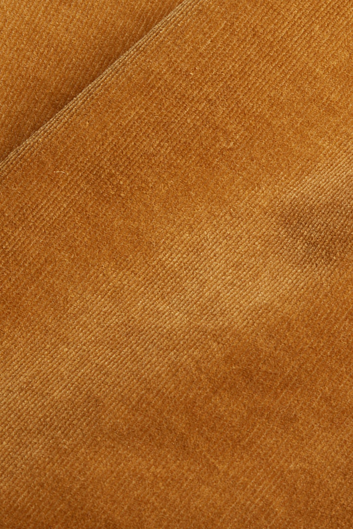 Chinotyyliset pull on -housut samettia, CAMEL, detail image number 4
