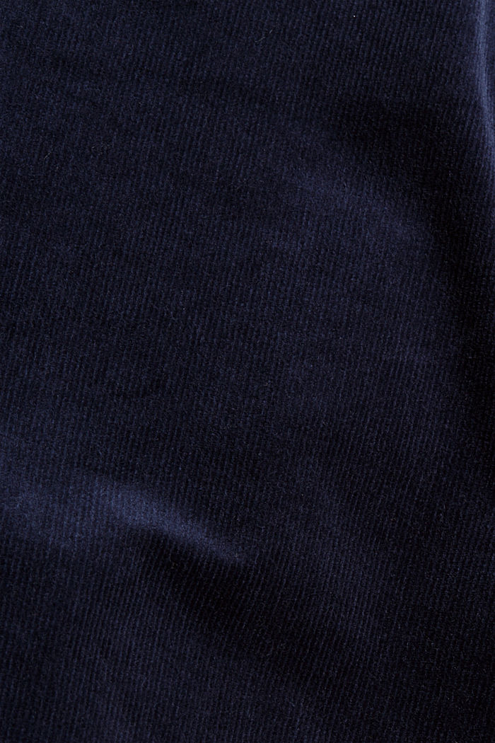 Pull-on needlecord chinos, NAVY, detail image number 4