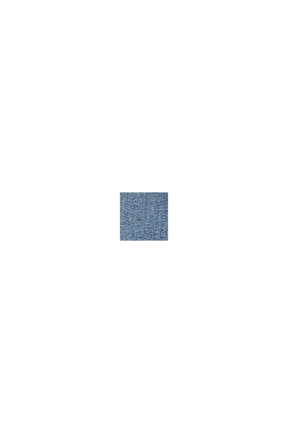 Jean CURVY à braguette boutonnée, en coton biologique, BLUE MEDIUM WASHED, swatch