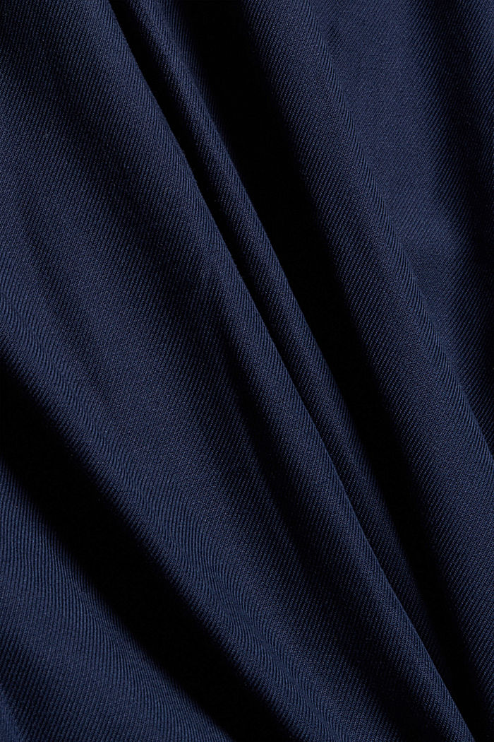 Tunic blouse with pintucks, NAVY, detail image number 4