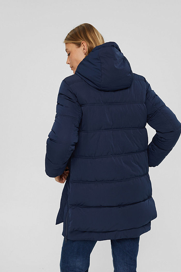 Recycled: quilted coat with 3M™ Thinsulate™, NAVY, detail image number 3