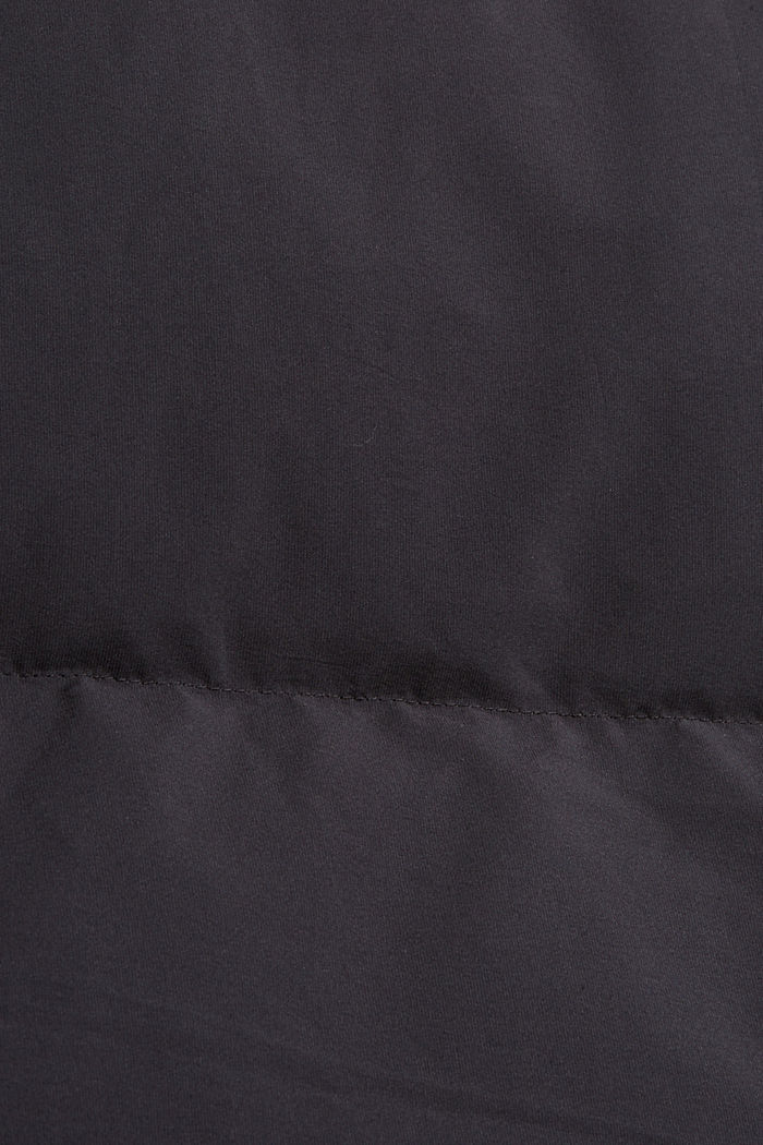 Reciclado: abrigo acolchado con plumón, BLACK, detail image number 4