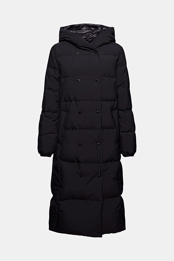 Reciclado: abrigo reversible con plumón sostenible, BLACK, overview