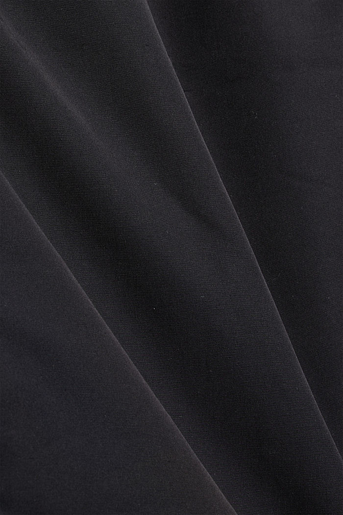 Parka impermeable con pelo sintético, BLACK, detail image number 4