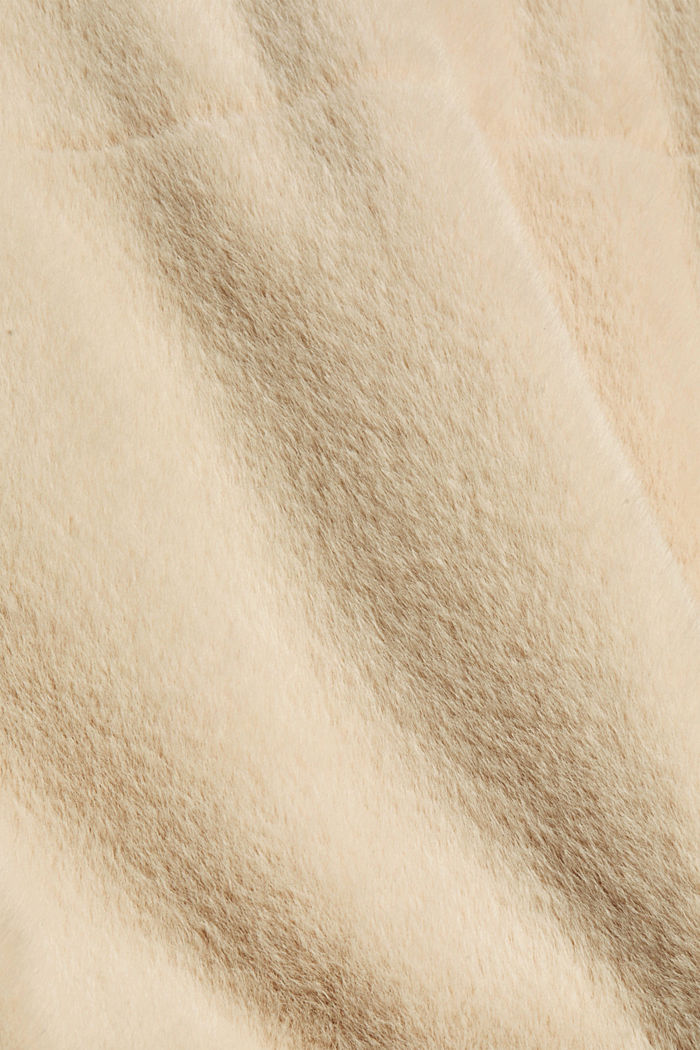 Jacket in soft faux fur with stand-up collar, ICE, detail image number 4