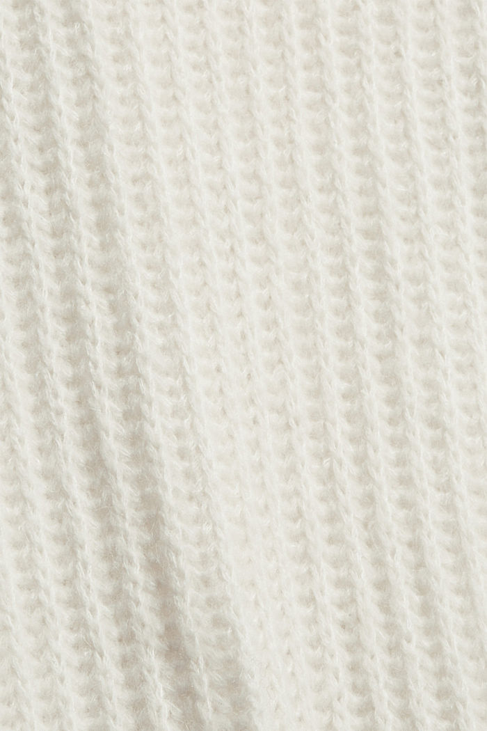 Wool/alpaca blend: long cardigan, ICE, detail image number 4