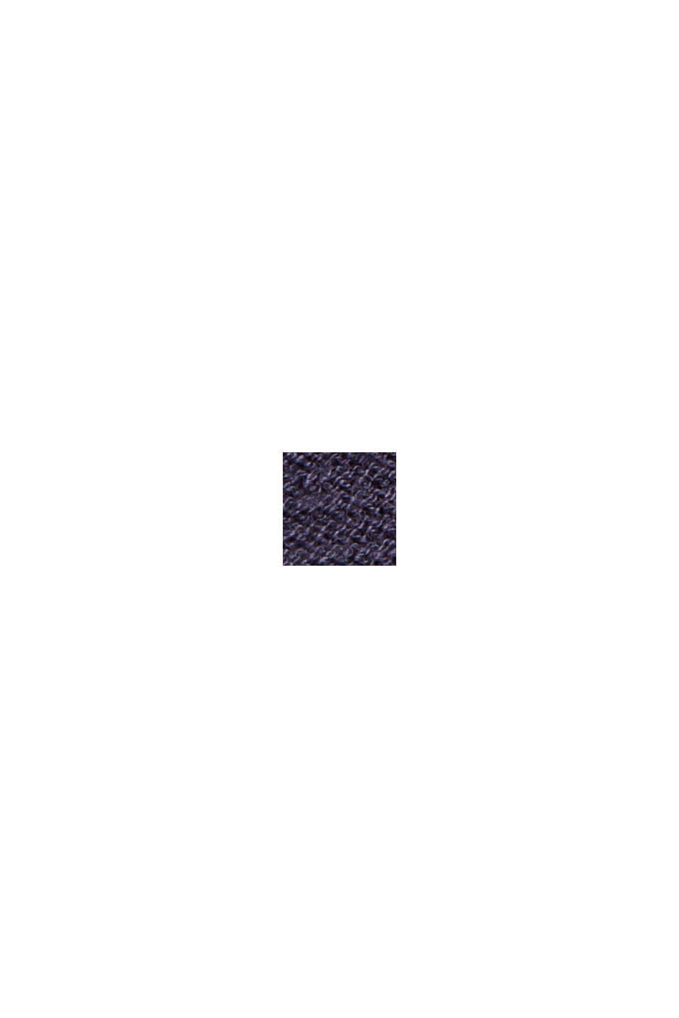 Sweter z norweskim wzorem z mieszanki materiałów z bawełną ekologiczną, NAVY, swatch