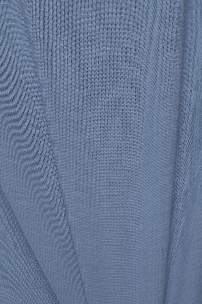 Long sleeve top made of 100% organic cotton, GREY BLUE, detail image number 4