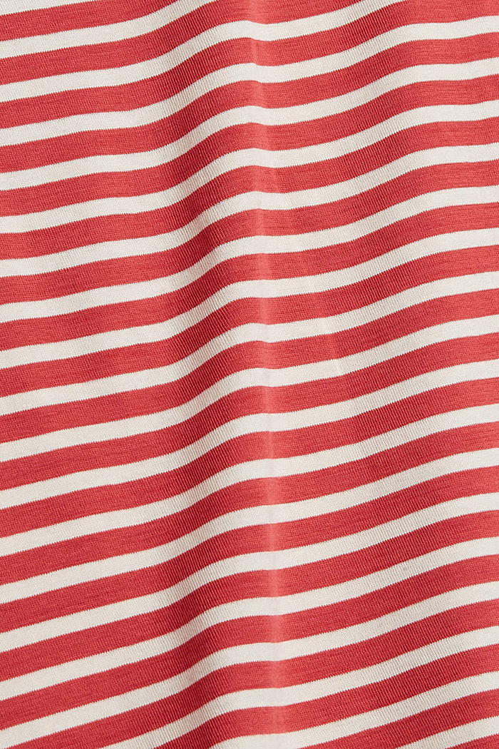 Shirt mit 3/4-Ärmeln aus Bio-Baumwolle, RED, detail image number 4