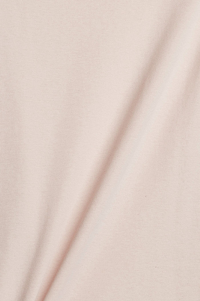 Basic long sleeve top made of 100% organic cotton, PASTEL PINK, detail image number 4
