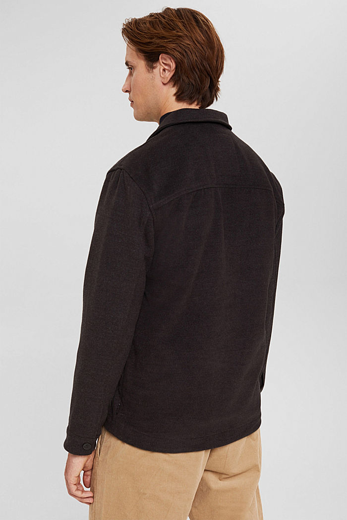 Pehmeä paitatakki taskuilla, DARK GREY, detail image number 3