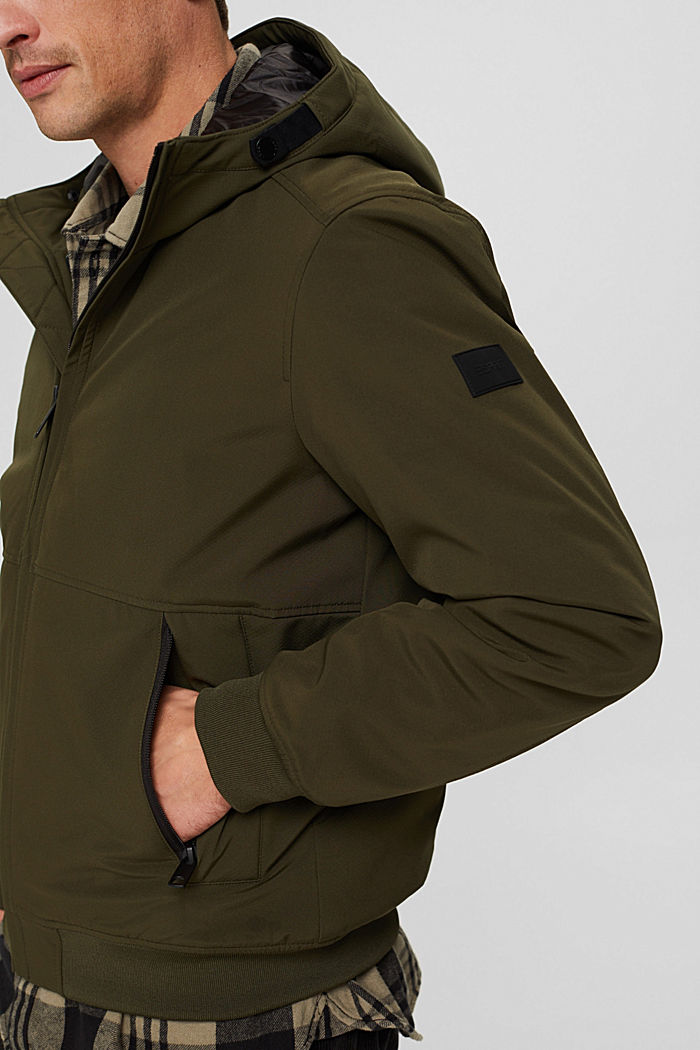 Reciclada: chaqueta con relleno Thinsulate™ de 3M™, DARK KHAKI, detail image number 2