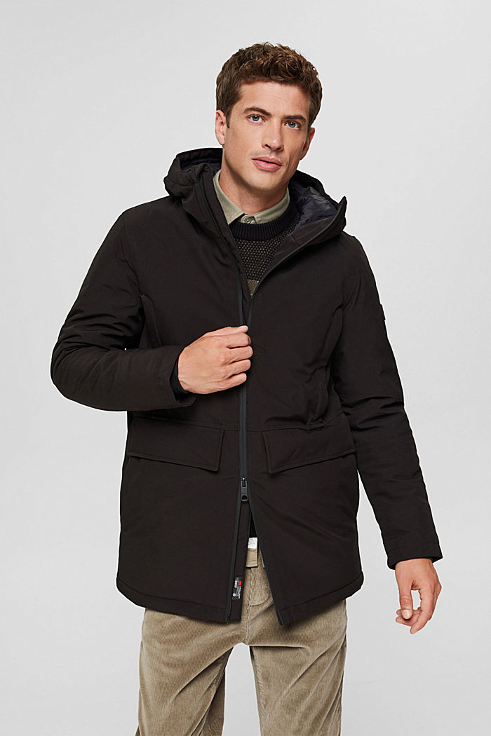 Reciclado: chaqueta con Thinsulate™ de 3M™, BLACK, overview