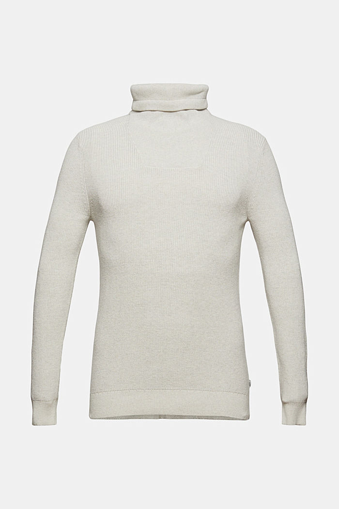 Pullover mit Tunnelzug, Organic Cotton, OFF WHITE, overview