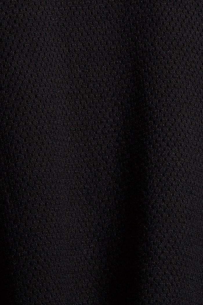 Jersey con textura, 100 % algodón ecológico, BLACK, detail image number 4