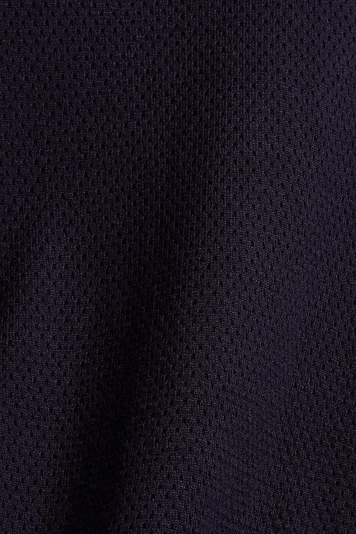 Pullover mit Struktur, 100% Organic Cotton, NAVY, detail image number 4