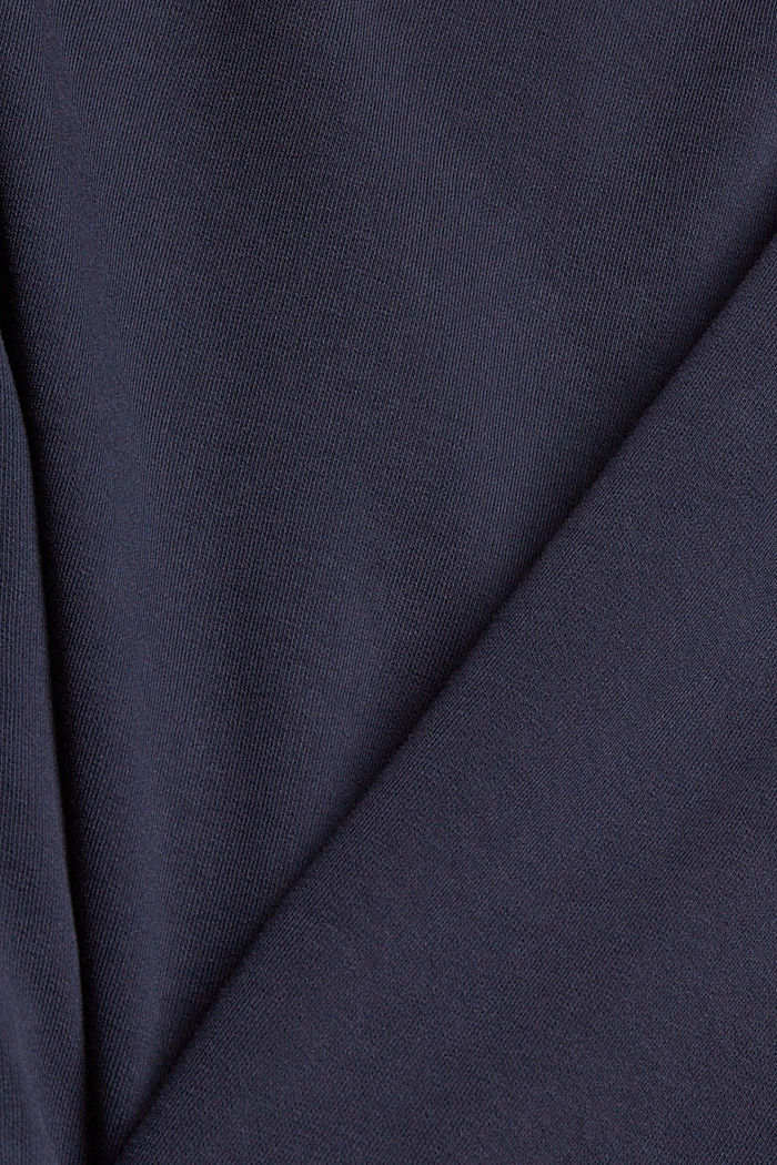 Gerecycled: sweatshirt met borstzak, NAVY, detail image number 4