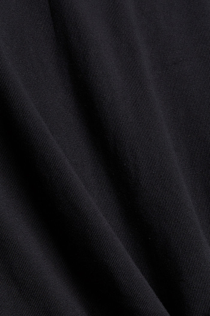 T-shirt à manches longues en jersey, 100 % coton biologique, BLACK, detail image number 5