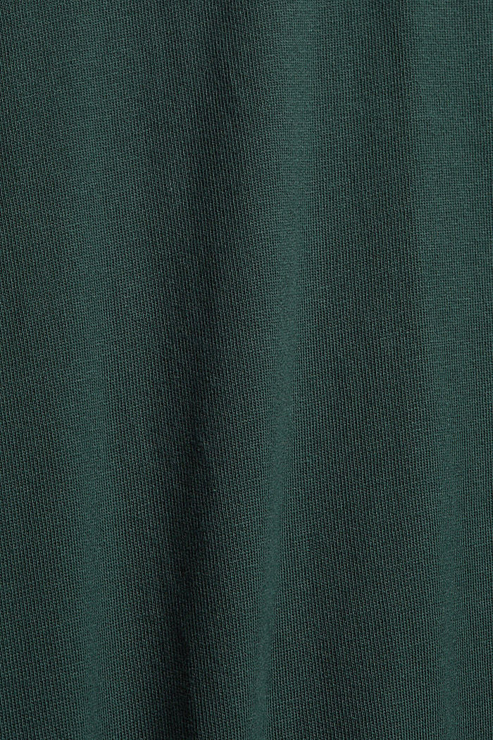 T-shirt à manches longues en jersey, 100 % coton biologique, TEAL BLUE, detail image number 4
