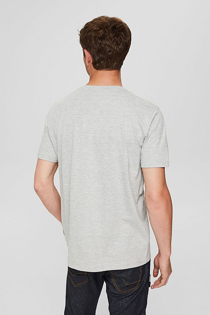 Camiseta de jersey con estampado, algodón ecológico, LIGHT GREY, detail image number 3