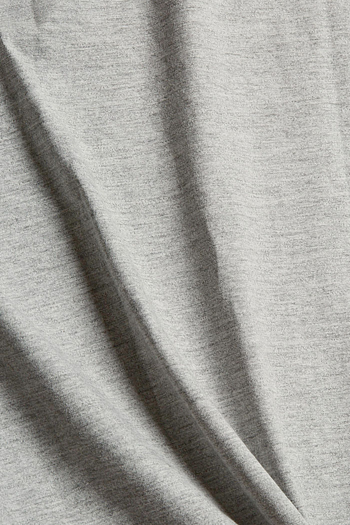 T-shirt en jersey à imprimé, coton biologique mélangé, LIGHT GREY, detail image number 4