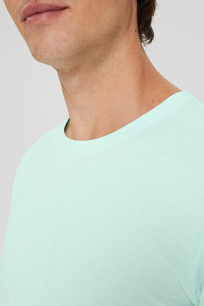 T-shirt en jersey de coton, LIGHT AQUA GREEN, detail image number 1