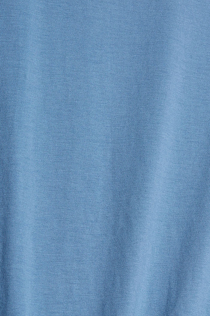 Camiseta de jersey en algodón, BLUE, detail image number 4