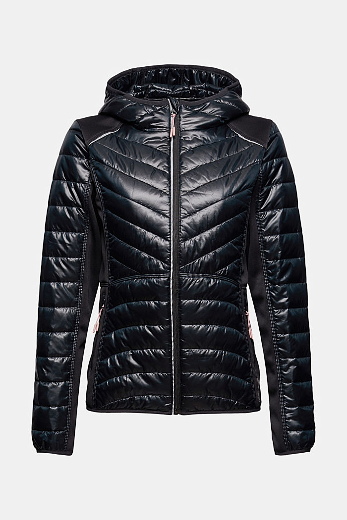Recycelt: leichte Jacke mit 3M™ Thinsulate™, BLACK, overview