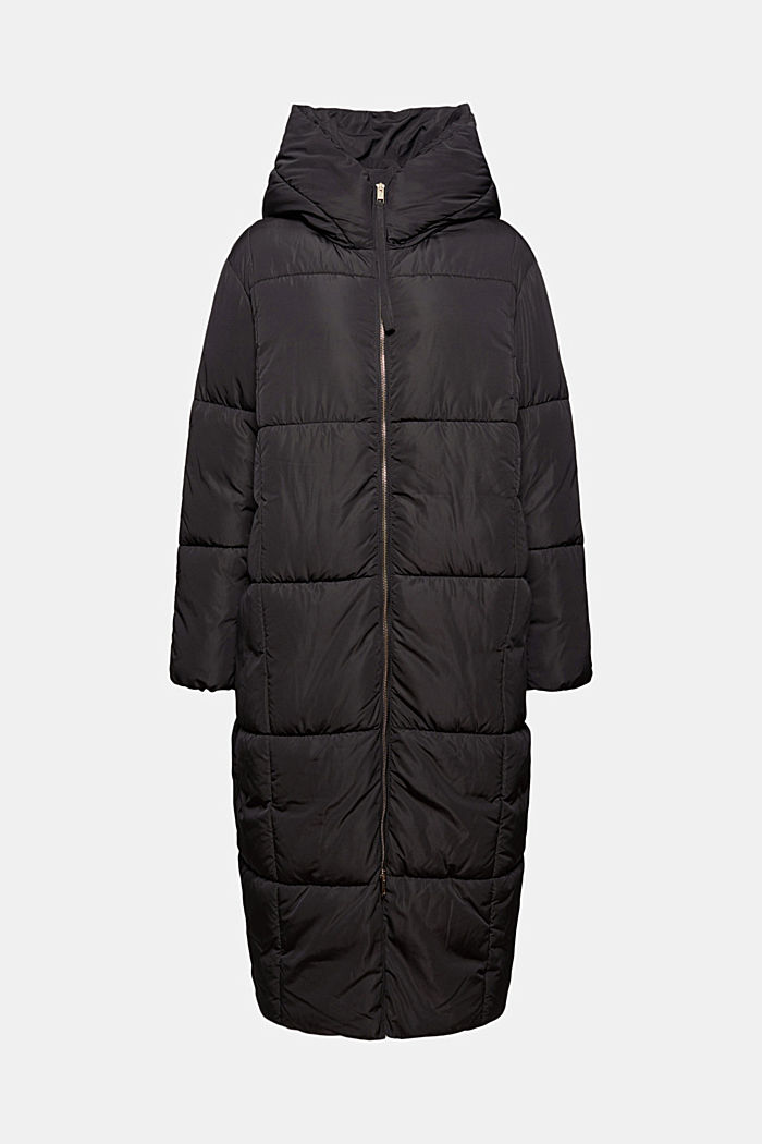 Reciclado: abrigo acolchado con Thinsulate™ 3M™, BLACK, overview