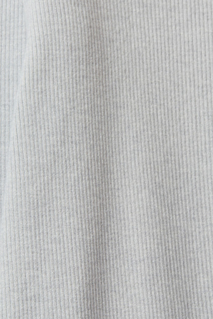 螺紋針織長褲, LIGHT GREY, detail-asia image number 4