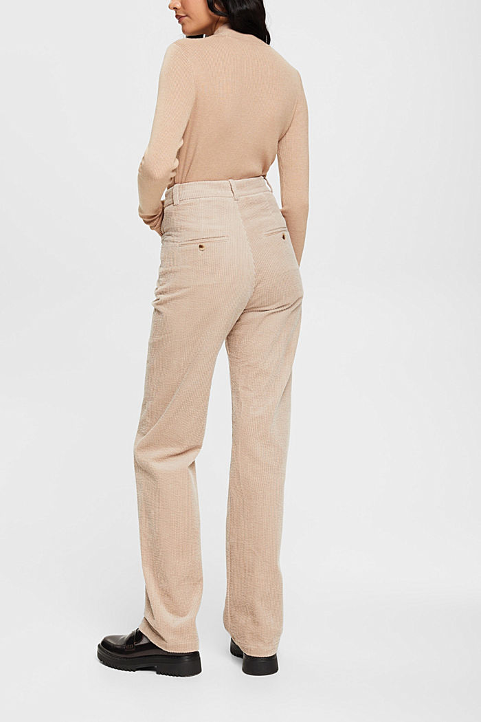 80's Straight corduroy trousers, LIGHT TAUPE, detail-asia image number 3
