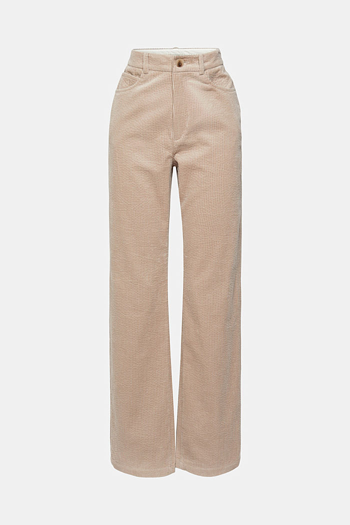 80's Straight corduroy trousers, LIGHT TAUPE, detail-asia image number 6