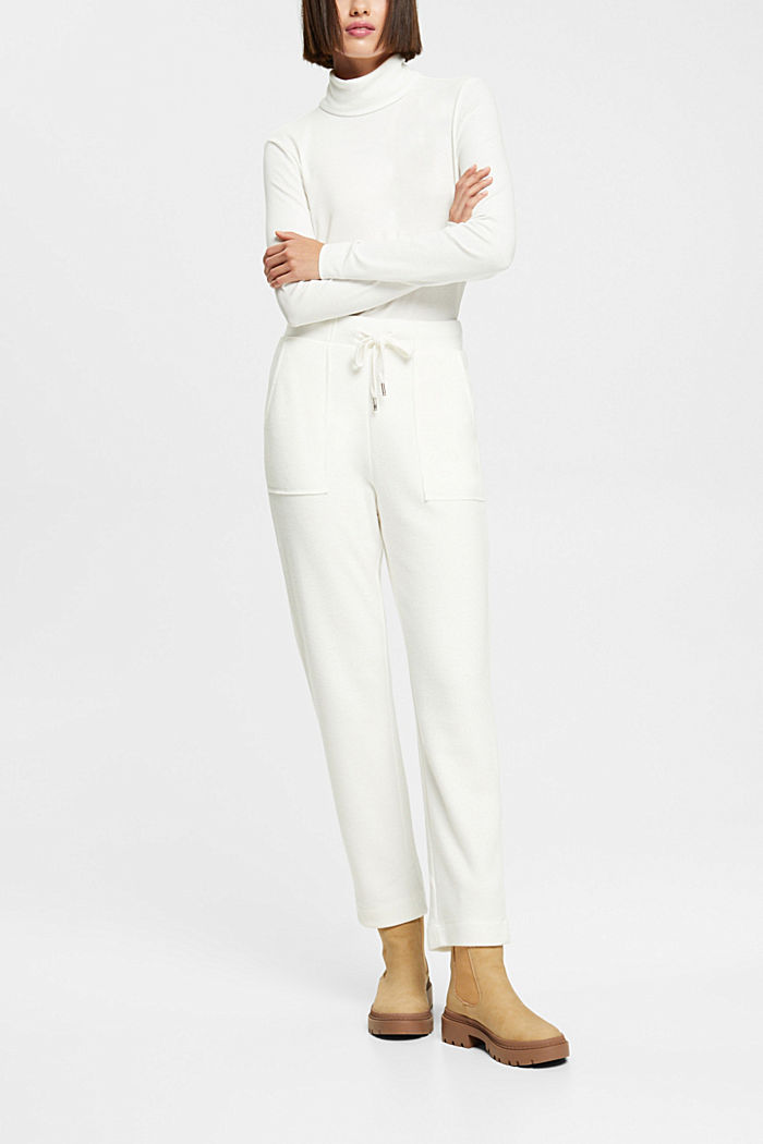 Pants knitted, OFF WHITE, detail-asia image number 5